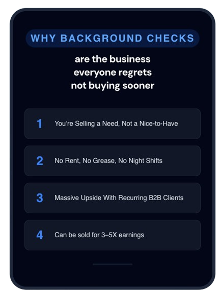 Why Background Checks